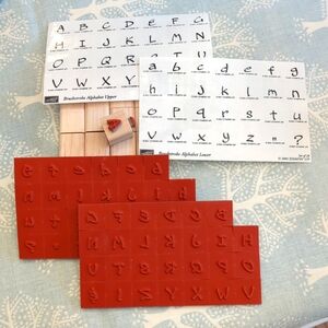 Stampin' Up Brush Strokes Alphabet Stamp Set